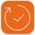 Minimal downtime icon orange