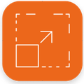 Process optimisation icon orange